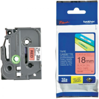 Brother Brother TZE-441 LAMINATED TAPE 18MM BLACK ON RED - 8M