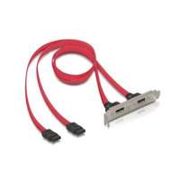 Delock Delock - panel ESATA x2 - 65116