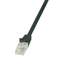 Logilink LOGILINK - patch kábel, CAT 5e UTP 0,50m fekete - CP1023U