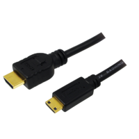 Logilink LOGILINK - HDMI -->Mini HDMI kábel, arany, 1.5m - CH0022