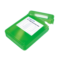 Logilink LOGILINK - 3.5" HDD védő doboz, zöld - UA0133G