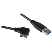 Startech Startech - Slim Micro-USB 3.0 Cable - M/M - Right-Angle Micro USB - 2m