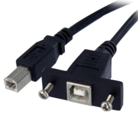 Startech Startech - Panel Mount USB Cable B to B - F/M - 90cm