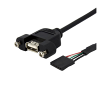 Startech Startech - Panel Mount USB Cable - USB A to Motherboard Header Cable F/F - 90CM