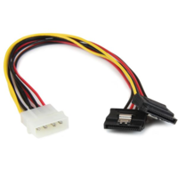 Startech Startech - 4 Pin Molex to Dual SATA 30CM