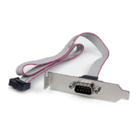 Startech Startech - DB9 Serial Port Bracket to 10 Pin Header - Low Profile