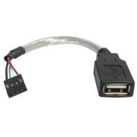 Startech Startech - USB 2.0 Cable - USB A Female to USB Motherboard 4 Pin Header