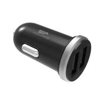 Silicon Power Silicon Power Autós töltő CC102P - 2.1A (10.5W) DUAL USB, - FEKETE