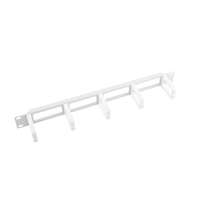 Lanberg Lanberg - kabelrendező 1U B típusú 19" rack szekrényhez szürke
