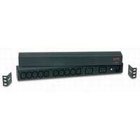 APC APC - rack 19" Basic PDU, 1U, 16A/230V, 10 db C13 aljzat, 2 db C19 aljzat