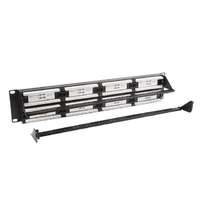 Gembird Gembird - 19" patch panel 48 port 2U cat.6 with rear cable management - NPP-C648CM-001