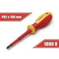 Handy tools Handy - csavarhúzó PH2, 100mm, 1000V-ig szigetelt, mágneses fej - 10569