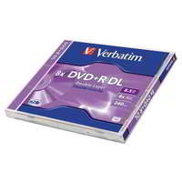 Verbatim Verbatim - DVD+R lemez, kétrétegű, 8,5GB, 8x, normál tok