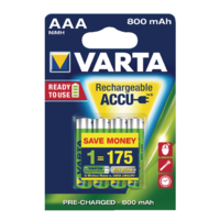 Varta VARTA - Akkumulátor AAA mikro 800mAh | 4db/cs - 56703101404