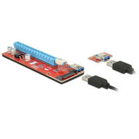 Delock Delock 41423 Bővítőkártya PCI Express x1 > PCI Express x16, 60 cm-es USB-kábellel