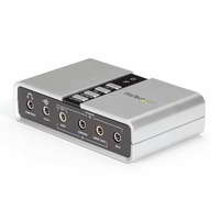 Startech Startech - USB Soundbox 7.1 Adapter - külső USB hangkártya SPDIF digitális hanggal - ICUSBAUDIO7D