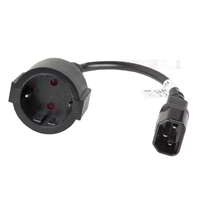 Lanberg Lanberg extension power cable IEC 320 C14->SCHUKO(F)
