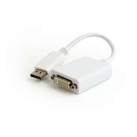 Gembird Gembird DisplayPort 1.2 -> DVI-D Dual Link M/F adapter 0.1m fehér