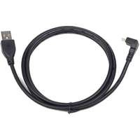 Gembird Gembird USB A -> USB micro B M/M adatkábel 1.8m egyenes/90° le fekete