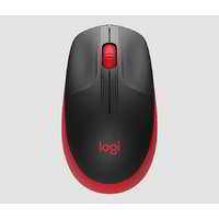 Logitech Logitech - M190 vezeték nélküli egér - Fekete/Piros(Red)