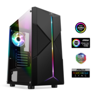 Spirit Of Gamer Spirit of Gamer - CLONE 3 RGB számítógépház - 8001RA