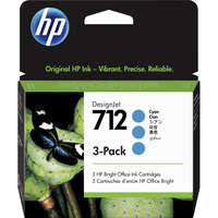HP HP 3ED77A Patron 3Pack Cyan 29ml No.712 (Eredeti)