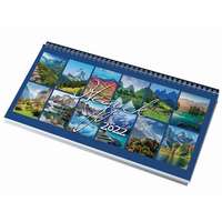 Realsystem 2022-es Hegyek 7951-09 képes bordó asztali naptár