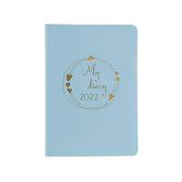 Kalendart Pastel 2022-es P012 B6 heti beosztású kék határidőnapló