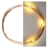 Emos Emos D3AW07 LED 1,9 m/20LED/beltéri/időzítős/2xAA/meleg fehér nano karácsonyi LED fényfüzér