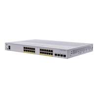 Cisco Cisco CBS350-24P-4G-EU 24x GbE PoE+ LAN 4x SFP port L3 menedzselhető PoE+ switch