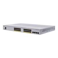 Cisco Cisco CBS250-24P-4G-EU 24x GbE PoE+ LAN 4x SFP port L2 menedzselhető PoE+ switch