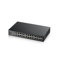 Zyxel ZyXEL GS1100-24E v3 24port LAN 10/100/1000Mbps nem menedzselhető gigabit switch