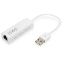 Digitus DIGITUS vezetékes USB 2.0 Ethernet Adapter - DN-10050-1
