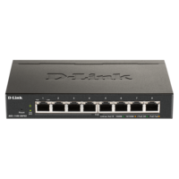 D-link D-LINK Switch 8x1000Mbps (8xPOE) Fémházas Asztali Menedzselhető, DGS-1100-08PV2/E