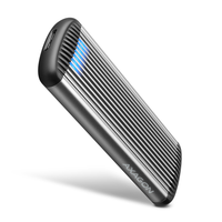 Axagon AXAGON - EEM2-SA SuperSpeed USB Micro-B-M.2 SATA SSD Ribbed Box