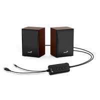Genius Genius SP-HF380BT 2.0 Bluetooth Speaker Wood