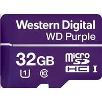 Western Digital Western Digital MicroSD kártya - 32GB (microSDHC™, SDA 6.0, 24/7 működtetés, Purple)