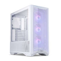 Lian Li Számítógépház Lian Li LANCOOL II Mesh C Snow Edition RGB ATX Fehér Edzett üveg