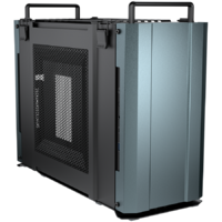 Cougar COUGAR | DUST 2 Iron Gray | PC Case | Mini-ITX / Anodized Aluminum Front and Back Panels / 2 x 120mm Fan