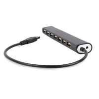 Gembird Gembird UHB-U2P7-04 USB2.0 7-port Hub Black