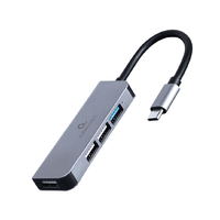 Gembird Gembird UHB-CM-U3P1U2P3-01 4-port USB type-C Hub 1 x USB 3.1 + 3 x USB2.0