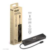 Club 3D Club3D USB3.2 Gen2 Type-C, 6-in-1 Dual Displays Portable Dock with USB Type-C Video 4K60Hz - CSV-1584
