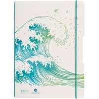 Herlitz Herlitz GREENline Hullám my.book flex A4 40 kockás + 40 vonalas lapos füzet