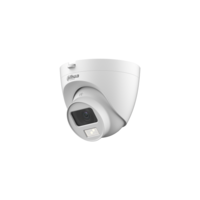 DAHUA Dahua Analóg turretkamera - HAC-HDW1200CLQ-IL-A (SmartColor, 2MP, 3,6mm, kültéri, IR20m+LED20m, IP67, mikrofon, 12VDC)