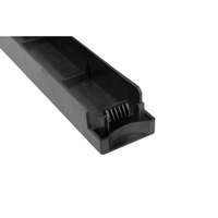 Lanberg Lanberg 19" 1U műanyag tűzgátló takaró panel, fekete - AKP-1401-B