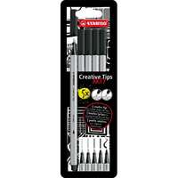 Stabilo Stabilo Creative Tips ARTY BLACK 5 db-os filckészlet