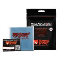 Thermal Grizzly Thermal Grizzly - Minus Pad Advance Hővezető lap - 100 x 100 x 1,5 mm, (2DB/CS) - TG-MP-A-100-100-15-2