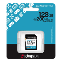 Kingston KINGSTON - SDXC CANVAS GO! PLUS (GEN 4) 128GB - SDG4/128GB