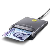 Axagon Axagon - USB-A Smart card FlatReader olvasó - CRE-SM3T