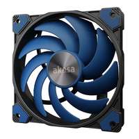 Akasa Akasa - Alucia SC12 120 mm-es PWM ventilátor, csendes hűtés Photic Blue színben - AK-FN117